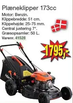 Harald Nyborg Adano Plæneklipper 173cc tilbud