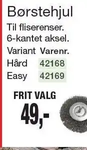 Harald Nyborg Børstehjul tilbud