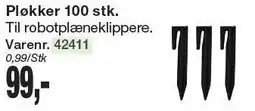 Harald Nyborg Pløkker 100 stk tilbud