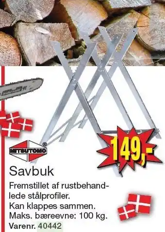 Harald Nyborg MITSUTOMO Savbuk tilbud