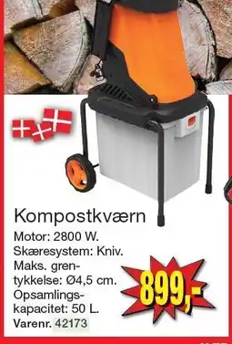 Harald Nyborg Kompostkværn tilbud