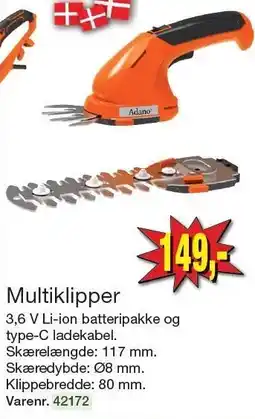 Harald Nyborg Adano Multiklipper tilbud