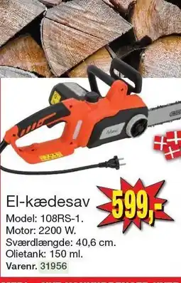Harald Nyborg Adano El-kædesav tilbud
