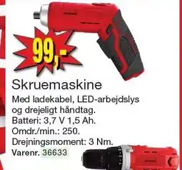 Harald Nyborg MITSUTOMO Skruemaskine tilbud