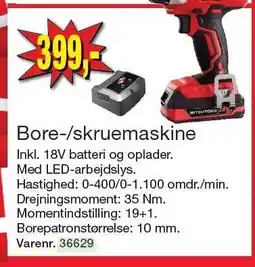 Harald Nyborg MITSUTOMO Bore-/skruemaskine tilbud