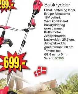 Harald Nyborg MITSUTOMO Buskrydder tilbud