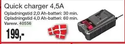 Harald Nyborg Quick charger 4,5A tilbud