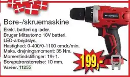 Harald Nyborg MITSUTOMO Bore-/skruemaskine tilbud