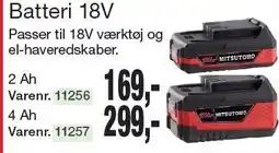 Harald Nyborg Batteri 18V tilbud