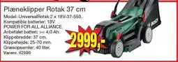 Harald Nyborg Plæneklipper Rotak 37 cm tilbud