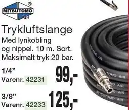 Harald Nyborg Trykluftslange 1/4'' eller 3/8'' tilbud