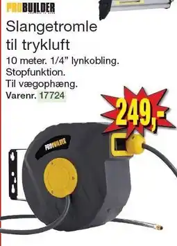 Harald Nyborg Slangetromle til trykluft tilbud
