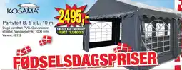 Harald Nyborg Partytelt B. 5 x L. 10 m tilbud