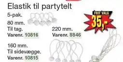 Harald Nyborg Elastik til partytelt tilbud