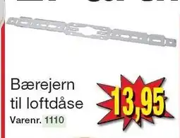 Harald Nyborg Bærejern til loftdåse tilbud