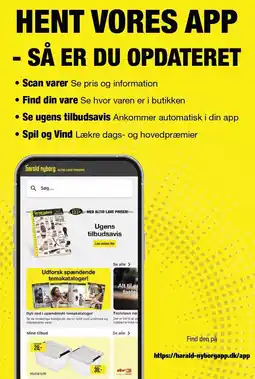Harald Nyborg HENT VORES APP - SÅ ER DU OPDATERET tilbud