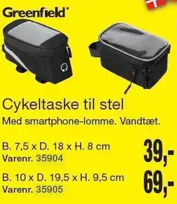 Harald Nyborg Cykeltaske til stel tilbud