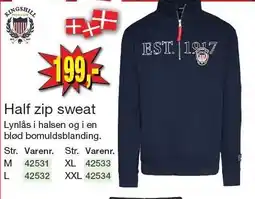 Harald Nyborg Half zip sweat tilbud