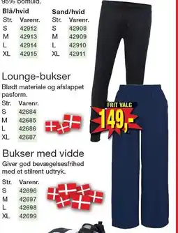 Harald Nyborg Lounge-bukser eller Bulser med vidde tilbud