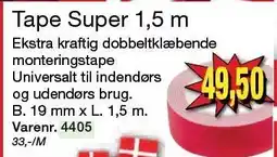 Harald Nyborg Tape Super 1,5 m tilbud