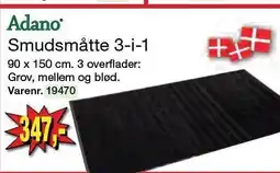 Harald Nyborg Adano Smudsmåtte 3-i-1 tilbud