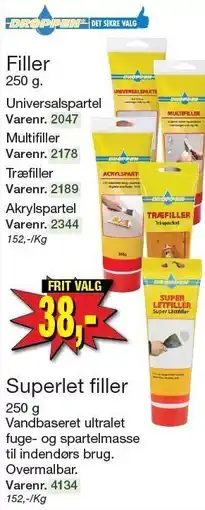 Harald Nyborg Filler eller Super letfiller tilbud