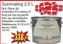 Harald Nyborg Gulvmaling 2,5 L tilbud
