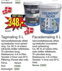 Harald Nyborg Tagmaling 5 L eller Facademaling 5 L tilbud