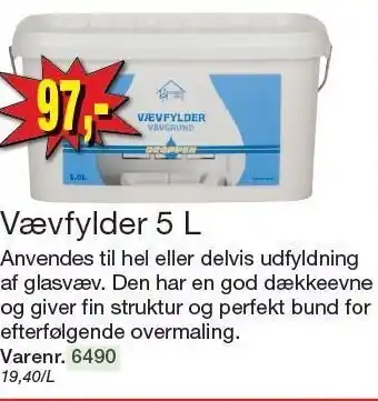 Harald Nyborg Vævfylder 5 L tilbud