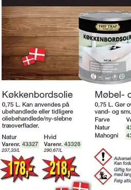 Harald Nyborg Køkkenbordsolie tilbud