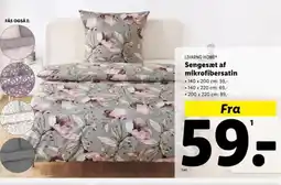 Lidl LIVARNO HOME Sengesæt af mikrofibersatin tilbud