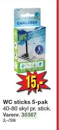 Harald Nyborg WC sticks 5-pak tilbud