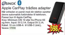 Harald Nyborg Apple Carplay trådløs adapter tilbud
