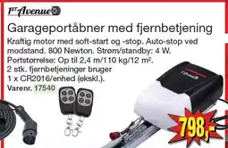 Harald Nyborg Garageportåbner med fjernbetjening tilbud