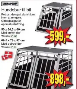Harald Nyborg Hundebur til bil tilbud