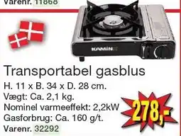 Harald Nyborg Transportabel gasblus tilbud