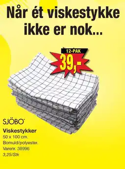 Harald Nyborg Viskestykker tilbud
