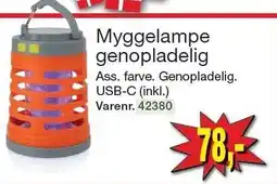 Harald Nyborg Myggelampe genopladelig tilbud