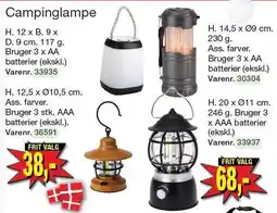 Harald Nyborg Campinglampe tilbud