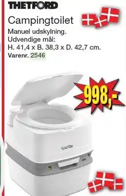 Harald Nyborg THETFORD Campingtoilet tilbud