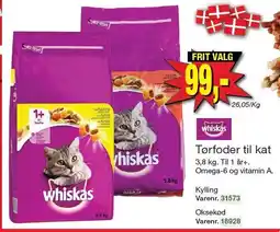 Harald Nyborg WHISKAS Tørfoder til kat tilbud