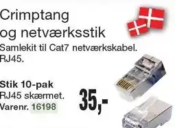 Harald Nyborg Crimptang og netværksstik tilbud