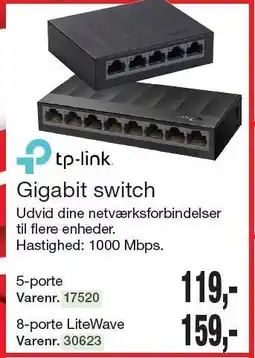 Harald Nyborg TP-LINK Gigabit switch tilbud