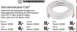 Harald Nyborg VANDENBERG Netværkskabel Cat7 tilbud