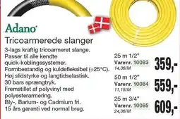 Harald Nyborg ADANO Tricoarmerede slanger tilbud