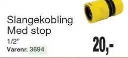 Harald Nyborg Slangekobling med stop tilbud