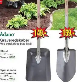 Harald Nyborg Graveredskaber Skovl eller Spidsspade entreprenør tilbud