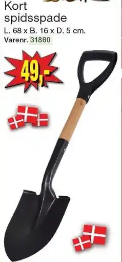 Harald Nyborg Kort spidsspade tilbud