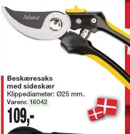 Harald Nyborg Beskæresaks med sideskær tilbud