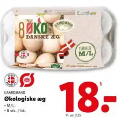 Lidl GAARDMAND Økologiske æg tilbud